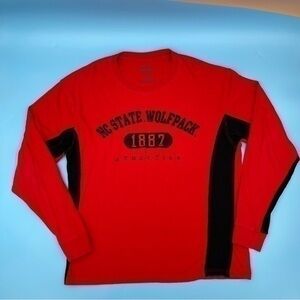VTG Embroidered NC STATE Wolfpack Long-Sleeve Tee